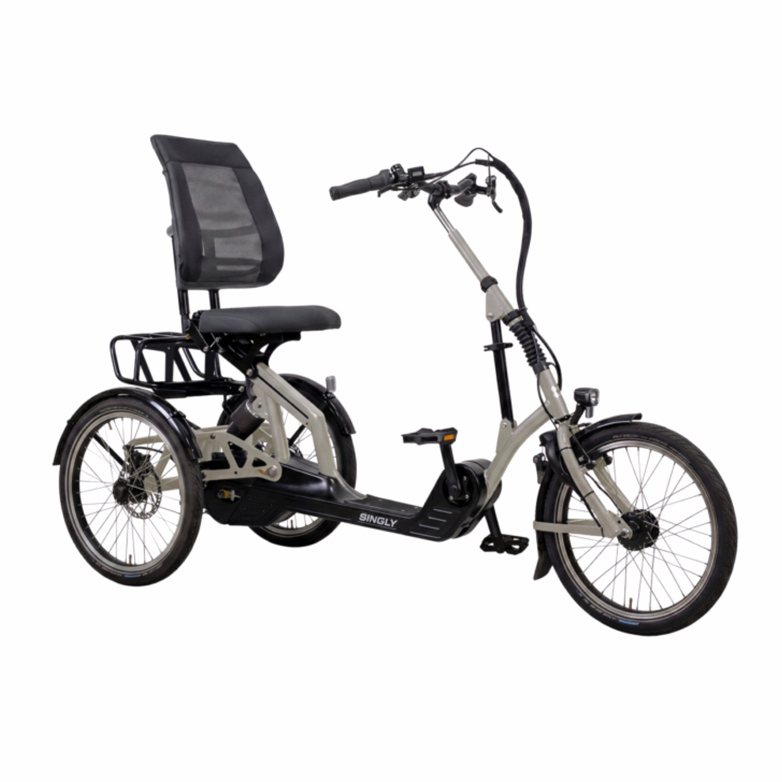 Singly air driewieler
